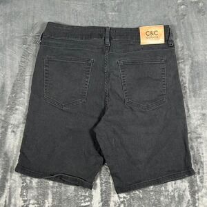 Y2K C&C California Black Shorts - size 31 waist - measurements listed‎